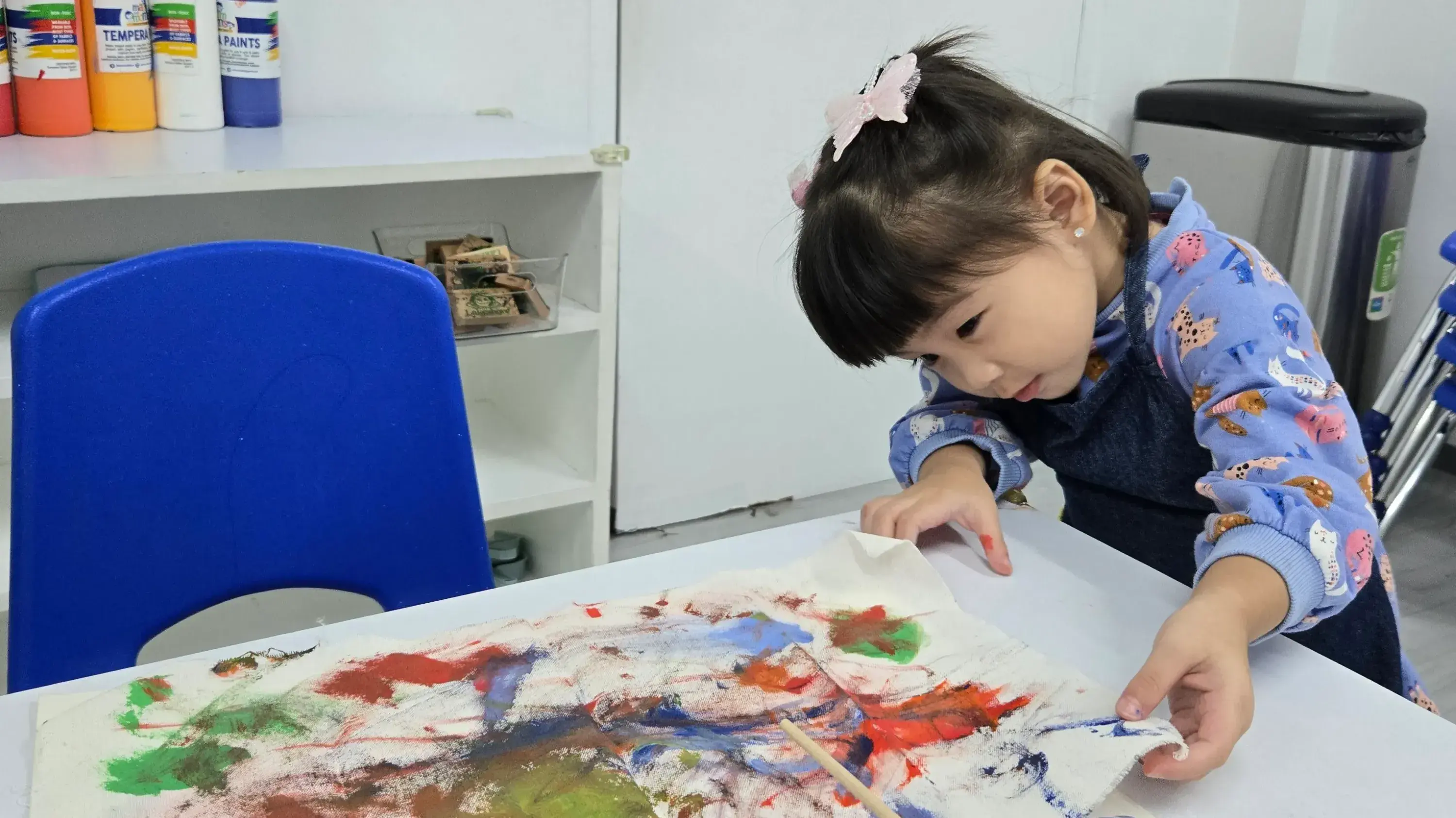 Happy kids learning at Trails Learning Center